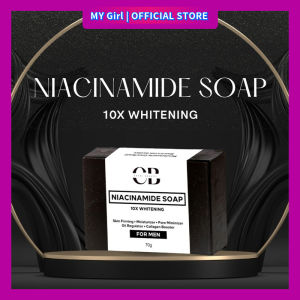 【MY Girl】New CB NIACINAMIDE SOAP WITH 10X WHITENING FOR MEN All Skin Type Fragrance Free Oil Control