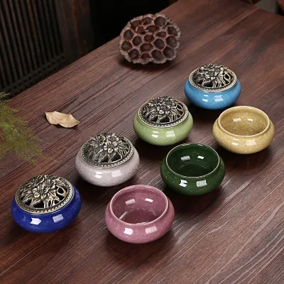 Lư Đốt Xông Trầm Làm Từ Gốm Sứ