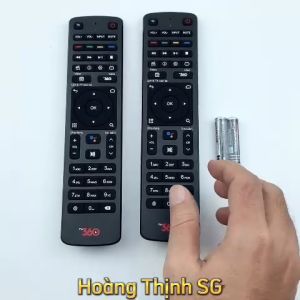 Remote điều khiển đầu thu Viettel TV360 Điều Khiển Viettel TV360 Có Giọng Nói - Tặng kèm pin - Trang Nguyễn Computer
