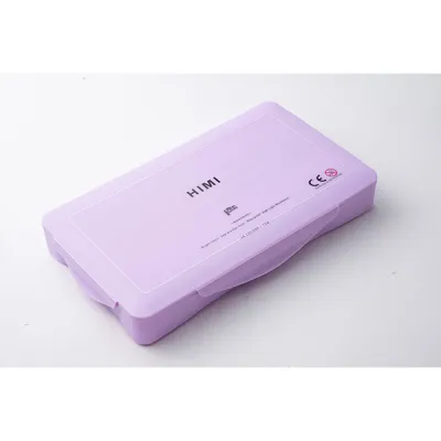 MIYA Himi Gouache Paint Set 36 Colors X 12Ml Unique Jelly Cup Design Portable Case Lilac color