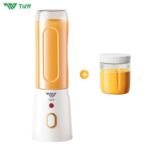 TNW KJ5 Juice Blender Portable Jus Belender Buah 6 Pisau Mini Juicer Ice Crushing 2400mah Rechargeable 450ml