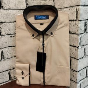 R-ONE REGULER Kemeja formal pria jumbo lengan panjang / kemeja alisan pria dewasa / baju atasan list kerah lengan panjang / baju pria model terbaru terlaris