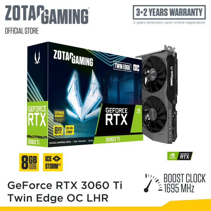 Duty free goods ZOTAC GAMING GeForce RTX 3060 Ti Twin Edge OC LHR 8GB
