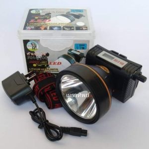 จัดส่งที่รวดเร็ว ไฟฉายคาดหัวตราช้างแท้ RH-5100 กันน้ำลุยฝนได้ มีจอดิจิตอลบอกเวลา แบตเตอรี่อึดทน หมุนเปิด ปิดปรับความสว่างได้