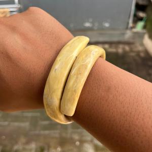 Gelang Akar Bahar Putih Size Sedang Berkualitas