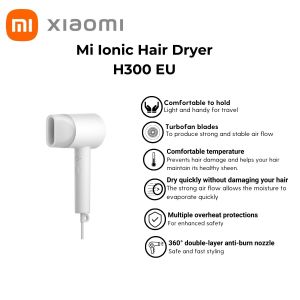 XIAOMI REDMI Ionic Hair Dryer H300 | A compact and lightweight fast dryer |  9.5 cm ultra-short casing