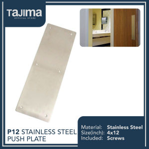 Stainless Steel Door Entrance Push Plate (4x12 inches)