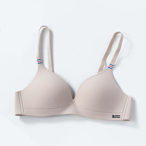 Lizida ผู้หญิงสไตล์อังกฤษ S สีทึบดัน Bra ไม่มีแหวนเหล็กชุดชั้นในแบบบาง