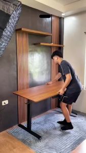 Electric Office Table Smart Lifting Computer Table Office/Study/Gaming Table Adjustable Desk