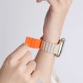 Dây Đeo Silicon Hai Màu Có Nam Châm Cho Apple Watch Seires 10 9 8 ultra 7 5 4 SE 49mm 41mm 45mm 44mm 40mm 46mm 42mm. 