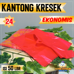 Kantong Kresek  Merah 15 24 30 /Plastik Kresek merah Murah kantong kresek daging sayur ekonomis