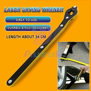 AUK Auto Labor-Saving Jack Ratchet Wrench with Long Handle Car Repair Tool