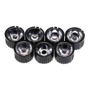 5/15/30/45/60/90/120 độ 10 miếng Ống Kính LED phản xạ collimator với chủ thích hợp cho 1-5W 7 phong cách khác nhau