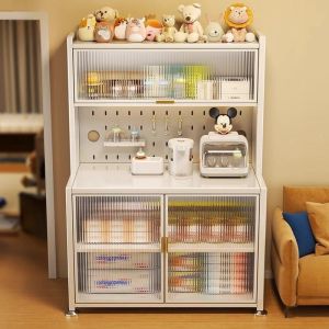 5 Tier Kitchen Cabinet Home Multi-layer Kitchen Rack Dining Multifunctional Storage Cabinet