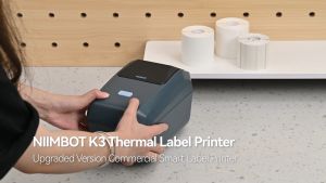 NIIMBOT Thermal Label Paper for K3 Waterproof Desktop Printer Refill Waybill Price Tag Roll Sticker