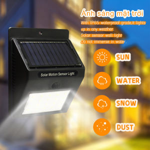 20 LED Đèn LED Năng Lượng Mặt Trời cảm ứng chuyển động Chống thấm nước chuyên nghiệp theo tiêu chuẩn IP65 nó có thể rất sáng ngay cả trong điều kiện thời tiết khắc nghiệt.