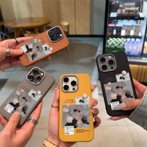 Phone Case For OPPO A16 A16S A54 A55 A54S A56 A53S A55S A38 A18 A52 A3X A60 A3 A40 A5i A31 A9 A5 A32 A57 2020 A3S A6X A6 A6S A6T PRO A6K F31 Casing OPPO A7 Sweet Flower Leather Soft Case Cover PWJK1070A
