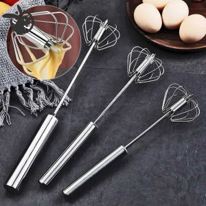Egg Beater Mixer Stainless Steel Whisk 10 inches egg cream flour Stirrer egg beater