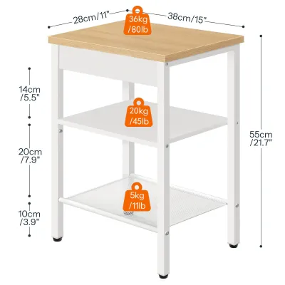 Bedside Table With Storage Rack Bedside Cupboard Living Room Coffee Table Suitable Multiple Scenarios 置物架