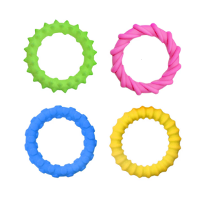 Chewable Sensory Bracelets Set of 4 Wristband Toy for Kids and Adult Stress Relief and Concentration Classroom Office