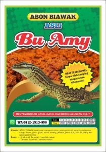 Abon Biawak Asli Bu Aminah kualiatas terjamin asli 100 %   50 gram