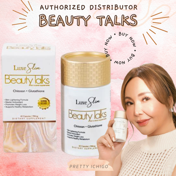 Luxe Slim BEAUTY TALKS Chitosan Glutathione | Lazada PH