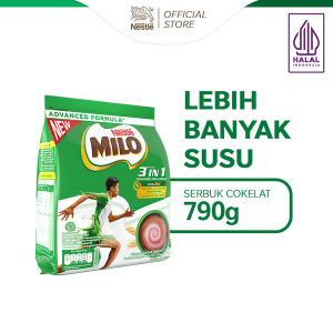 Nestlé MILO 3in1 Activ-Go Susu Cokelat 790gr