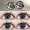 contact lens illustro BIG EYES BLACK COLORED LENSES 14.5mm lensa kontak warna softlens 1 paket lengkap softlens mata. 