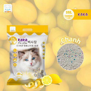 Cát vệ sinh mèo hương Dừa siêu thơm siêu khử mùi vón cục Vicado KaKa cat litter túi 9L và túi to 18L