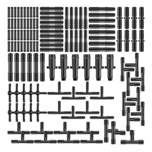 Seemetal 128 cái đầu nối ống chân không xe hơi chịu nhiệt Đầu nối chân không 240 ℃ Phụ kiện ống chân không Nylon 12 kích cỡ