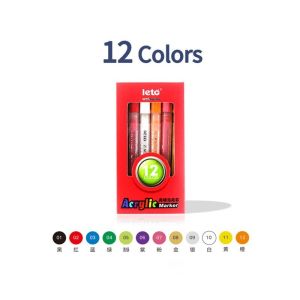 12/18/24/36/48/60 Color Water-based Acrylic Marker Art Painting Graffiti Paint Marker Pen
