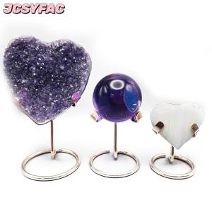 JCSYFAC 1pcs tình yêu chip Bracket Crystal Ball Bracket hiển thị hiển thị đứng trang trí đồ trang trí thủ công