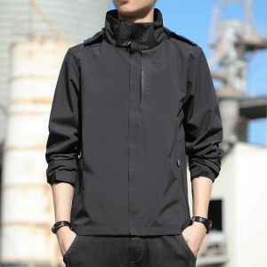 Jackets Mens threeinone waterproof sports jacket