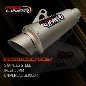 Silincer Slincer Knalpot Proliner TR1 PLUS DB killer inlet Knalpot ProLiner Diameter 50mm