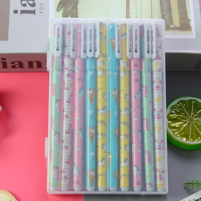 10 Pcs Pena Warna Warni Berwarna Set ST0049