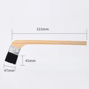 YANGS Cleaning Tool Universal Bristle Brush Long Handle Elbow Handle Wooden Brush Paint Brushes Cleaning Brushes Wall Painting Wood Handle Brush Stains