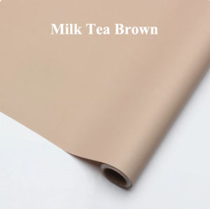 Premium Matte Paper Roll Water Resistance Solid Color Floral Bouquet Wrapping Paper Korean Style Thick Gift Packaging Craft Paper Roll Perfect For Florists DIY Projects Flower Wrapping Material Bouquet Wrapper Supplies