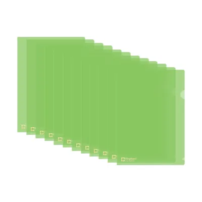 (รุ่นหนา) ตราช้างแฟ้มซองพลาสติกใส รุ่น 410 และ 405 ขนาด A4 ( 1แพ็ค / 12 ชิ้น )