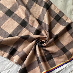 Vải Chéo Nỉ Caro - Chất Dày Dặn Không Giãn Khổ 1m5 - May Áo Khoác Quần Short Khăn Bàn