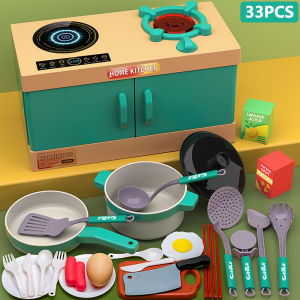 YUNLEO 84PCS Childrens Kitchen Cooking Toy Set Girls Simulation Kitchen Dinnerware Educational Toys