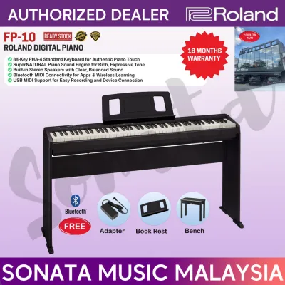 ROLAND MUSIC ORIGINAL QUALITY FP-10 BLUETOOTH CONNECT HOME DECO PRACTICE DIGITAL PIANO FOR BEGINNER