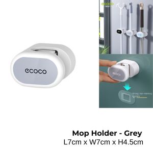 Broom Dustpan Set 8811 - Rotatable Broom / Wind Proof Dust Pan / Broom Comb Scraper / Foldable Standing Storage