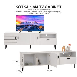 (SG) Scandi Designer TV Cabinet Selection Assembly Available Fast Delivery (Wooden TV Console Sideboard Cabinet)