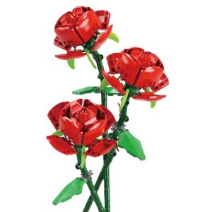 Flower Bouquet Building Block Flower Creative Roses Daisies Carnations Sunflowers Flower Home Decoration Christmas Gift