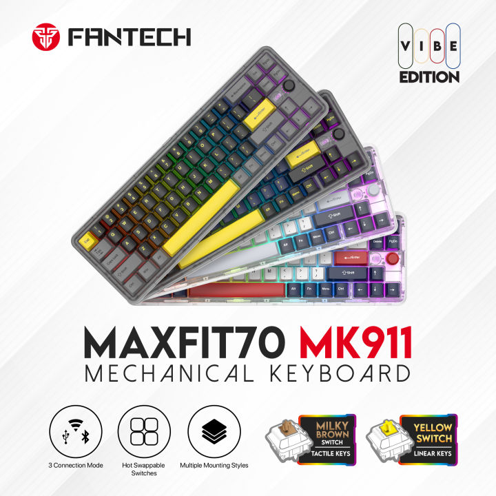 Fantech Maxfit70 MK911 Vibe Edition AntiGhosting Mechanical Gaming