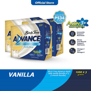 Birch Tree Advance Adult Milk Vanilla 1200g Bundle of 3 (1-month Bundle)