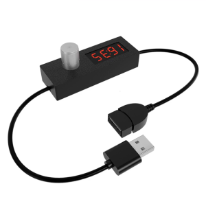 Portable USB Auto Power Off Timer Switching Cable Control Cord Easy Adjustment From 5 Minutes to 24 Hours 55 Minutes