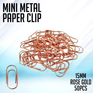 FMP 50pcs Metal Paper Clips Photo Letter Binder Clip Bookmarks School Supplies Stationery Accessories