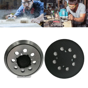 Efficient 5"/125mm 8 Holes Hook-&-Loop Replacement Sander Pad Anti-blocking Orbital Sander Backup Stick Polishing Tool