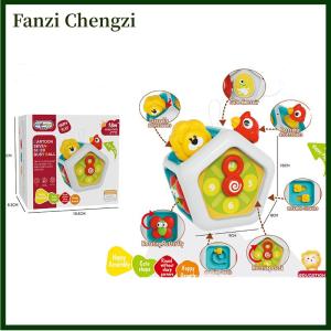 Fanzi Baby Busy Board Cube Montessori Toys Sensory Activity Ball Early Educational Toy Learning Fine Motor Skills Toy Travel Toy Gifts
